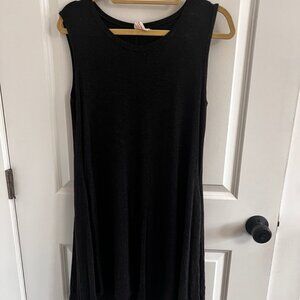 Trendy United Cali | Neutral Sleeveless Swing Dress w/ Pockets *Final Sale*